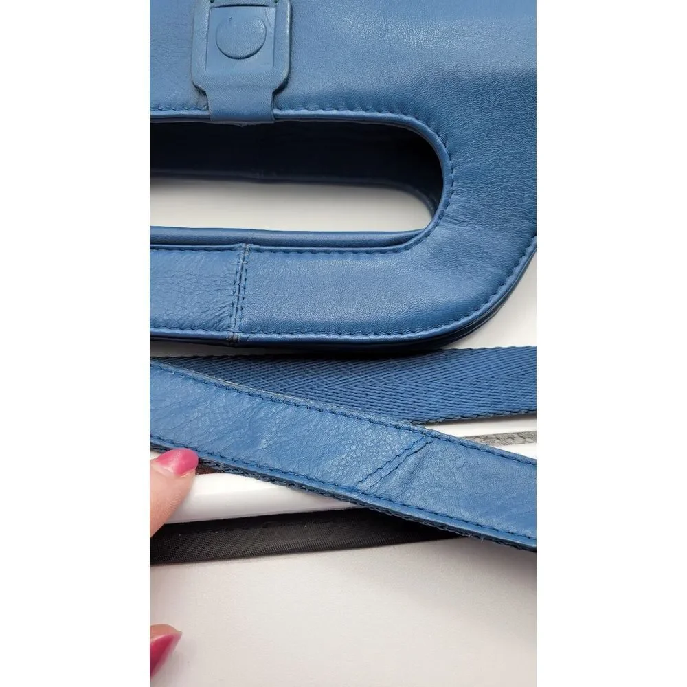 Delsey Gaite Leather Tote Purse Carryon Crossbody‎